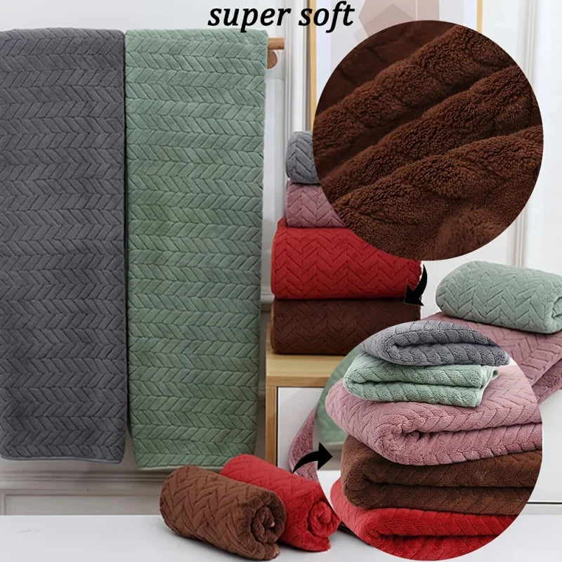serviettes bain microfibres quick dry anneaux métalliques gris vert rose rouge marron zigzag modernes