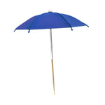 parasol extérieur moderne piquet bois protection solaire plantes couleurs vert orange bleu rouge