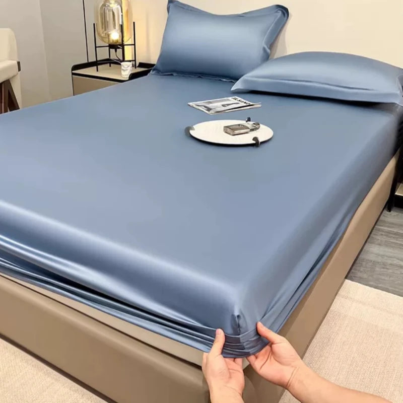 draps lit doux moderne bleu clair uni adhésif été qualité réactive