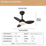 ventilateur led lumière télécommande blanc noir marron moderne traditionnelintérieurextérieur