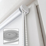 ruban fixation moderne gris clair tissé adhésif stores enrouleurs accessoire décoration fenêtre
