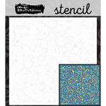 tampons pochoirs géométriques lettrage stylisé scrapbooking artisanal moderne lettres motifs décors adhésifs
