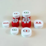 boîte piles blanc rouge moderne grille rangement piles aaa aa étanche portable