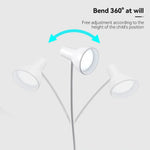 lampe led rechargeable usb protection yeux tactile lecture table blanc moderne minimaliste