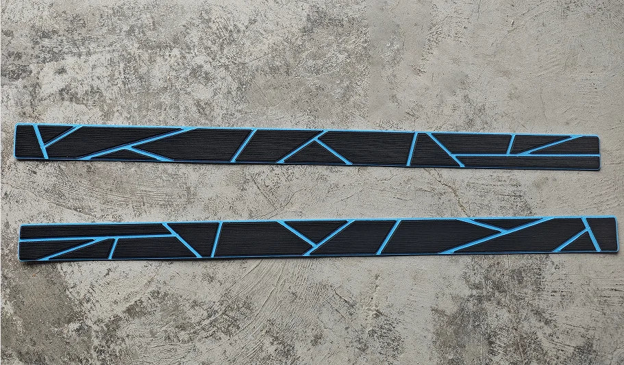 tapis latéral antidérapant protection jet ski noir bleu vert gris