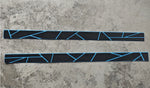 tapis latéral antidérapant protection jet ski noir bleu vert gris