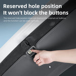 coussin protection coffre arrière velours clips élégant noir anti salissure tapis fixations sécurités voiture