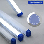 lampes led bar rechargeables blanc bleu moderne utilitaire 32cm 52cm aimant crochet étanche abs