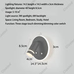 lampe murale moderne noire blanche dorée prise usb charge smartphone interrupteur éclairage chambre cuisine