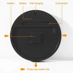 horloge murale numérique LED double alarme calendrier température humidité réglable luminosité télécommande moderne