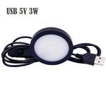 lampe led 3w blanc argent moderne interrupteur câble usb 5v clips 240lm 120deg