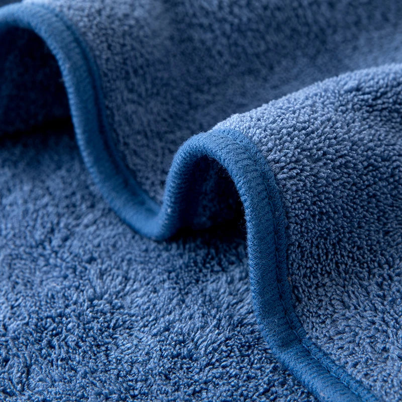 couverture massage bleu marine uni douce taille 180x80cm moderne confortable tranchant cou inclusion