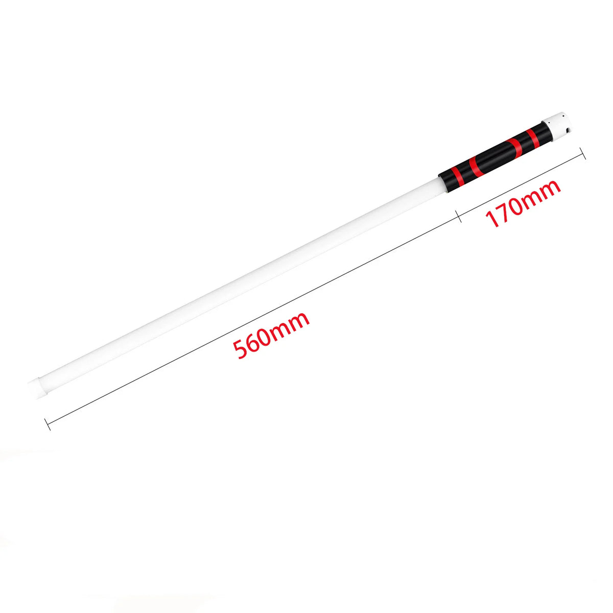 tube lumineux flexible led blanc rayures rouges moderne connecteur usb type rechargeable atelier