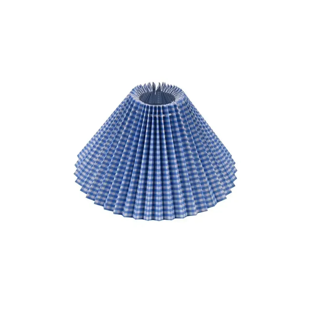 lampe table moderne abat jour plissé rouge blanc vert beige bleu clair rose noir
