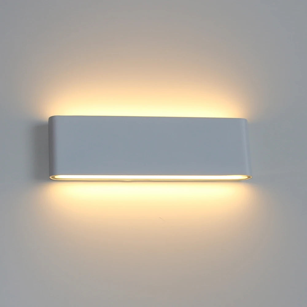 applique murale led moderne blanc noir gris ip65 interrupteur tactile boutons réglageextérieur