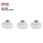 socquettes vis e27 ampoules blanc modernes base lampes doubles fixations plafonnier lumière or supports