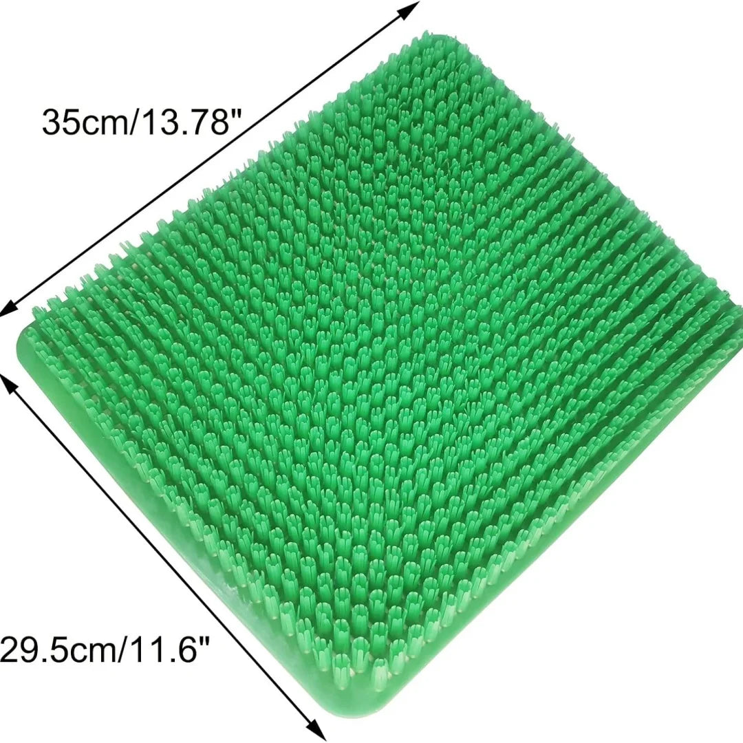 tapis nidification poules coussin oeufs mat plastique vert jaune gris noir