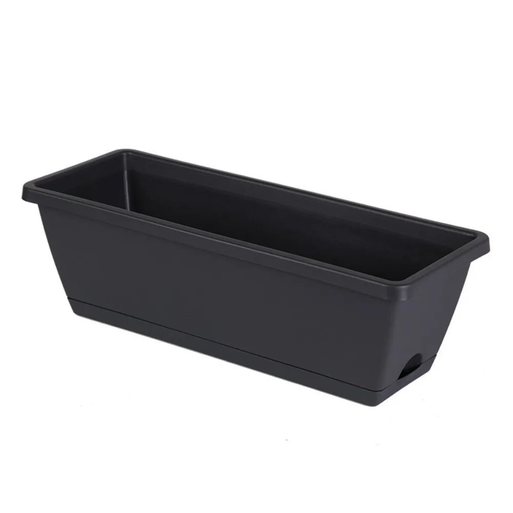 bacs fleurs modernes beige noir résine opaques drainage ventilation bacs intérieurs