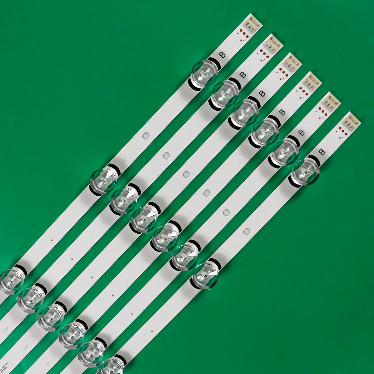 bande lumineuse led blanc ronde transparente moderne connecteurs yeuxiaux