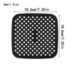 grilles cuisson silicone points blancs moderne rouge noir antiadhésive grande petite taille