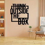 décoration murale moderne lettre relief géométrique noire minimaliste 30cm 40cm 50cm