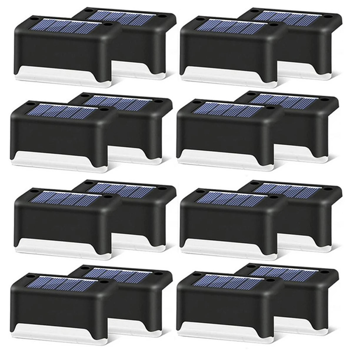 lampe solaire marron clair blanc ip65 led extérieure moderne autonomie vis fixations