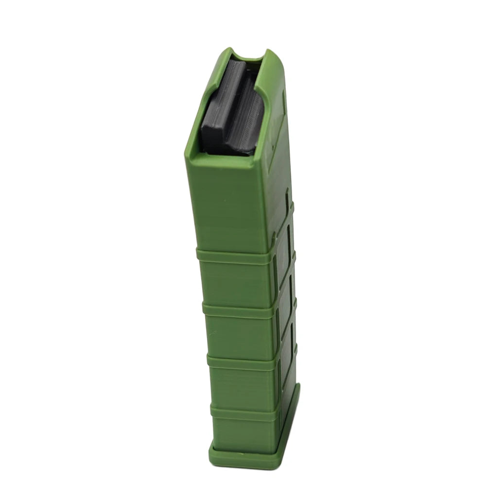 chargeur d'arme feu moderne robuste noir marron vert rainures opaques