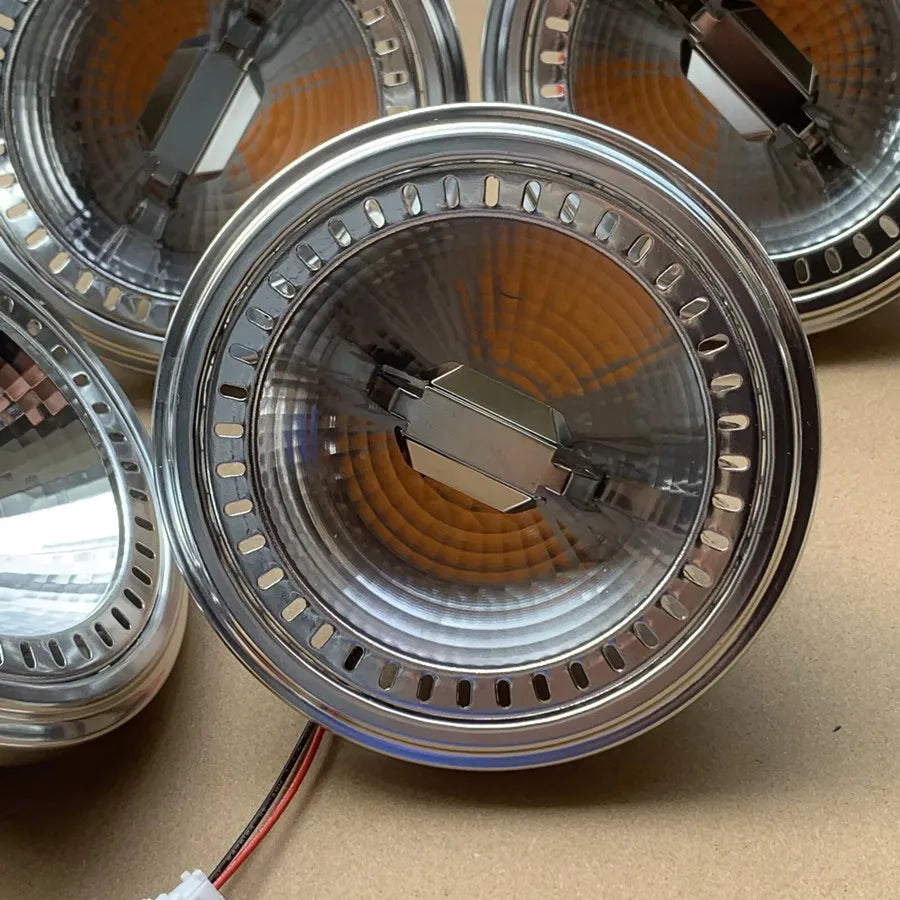 ampoules led 15w argenté blanc chaud froid industrielle moderne grille refroidissement connecteur électrique