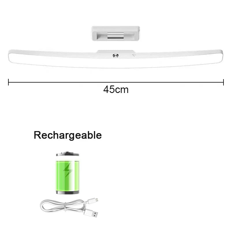 lampe led rechargeable blanc moderne ajustement 120° détachable remote control