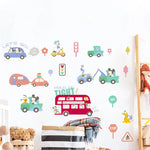 autocollant mural mickey minnie mouse dessin animé décoration chambre enfant sticker mur décoratif pvc