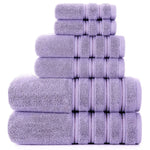 Détail du tissage jacquard épais des serviettes de bain en coton