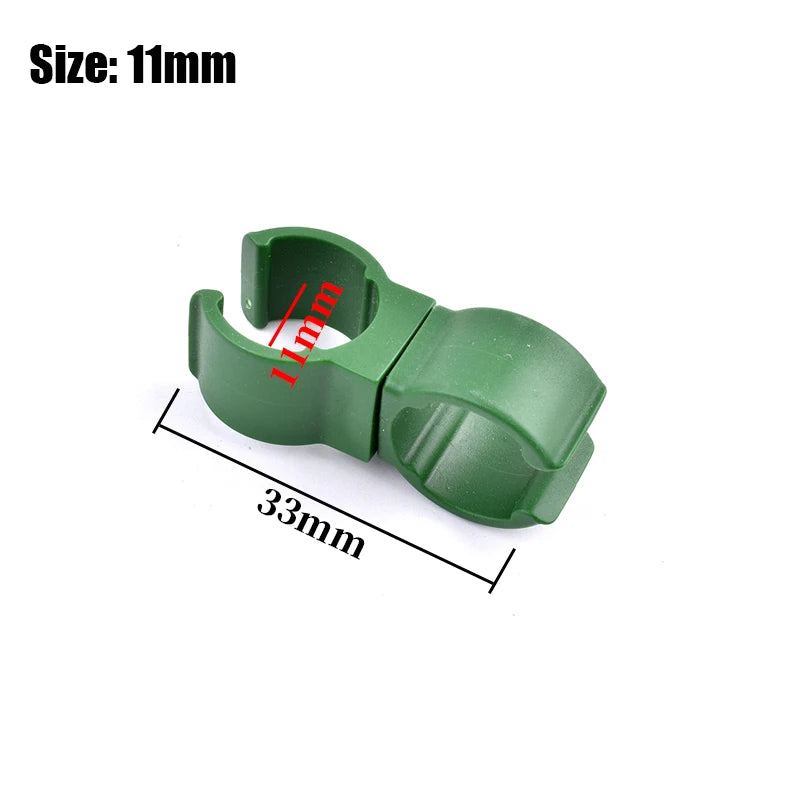lot clips fixation vert support plante treillis jardinage plastique robuste