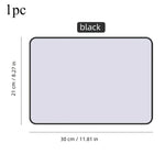 tapis souris moderne noir gris bleu vert opaques 21cm 30cm