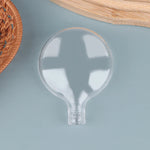 ampoule transparente moderne blanche ronde lisse éclairage led acrylique minimaliste