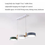 suspension lumineuse moderne bois acrylique vert blanc gris minimaliste