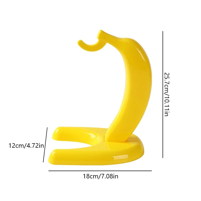support comptoir bananes jaune vif réutilisable cuisine décoratif ludique multipleUsageIdéoré
