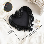 cadres photo noir baroques ornements brillants classiques suspension miroir souvenirs affichage