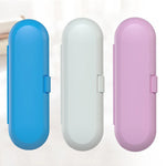 étui rangement brosse dents électrique couleur rouge bleu noir rose blanc vert clip moderne