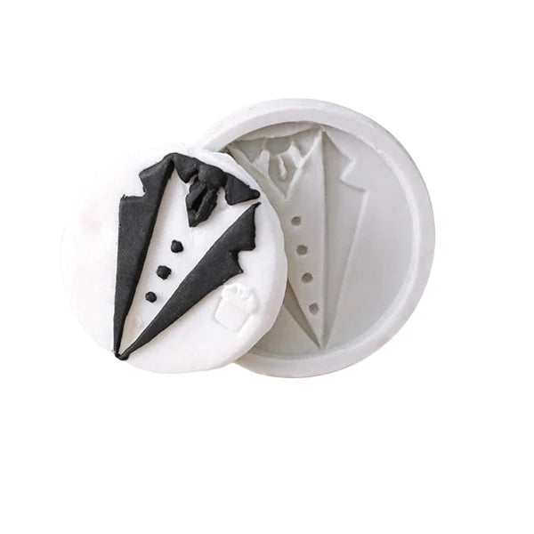 moules silicone gâteaux pâtisserie motifs moustaches nœuds papillon décorations cupcakes