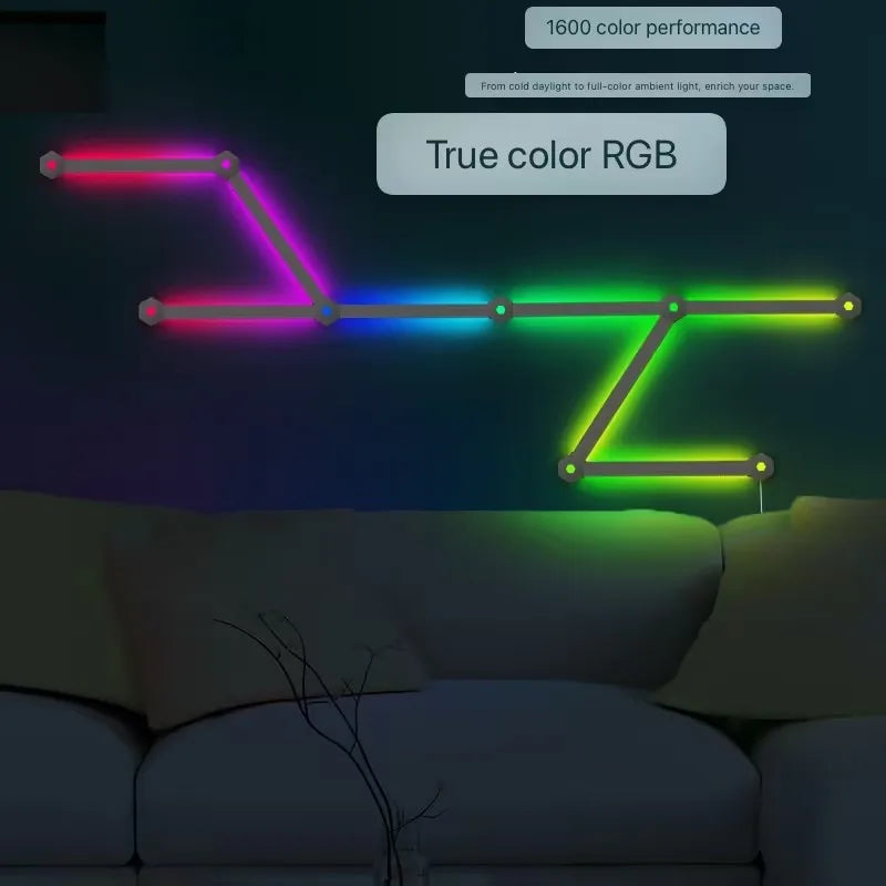 Contrôle des couleurs RGB via application mobile sur smartphone