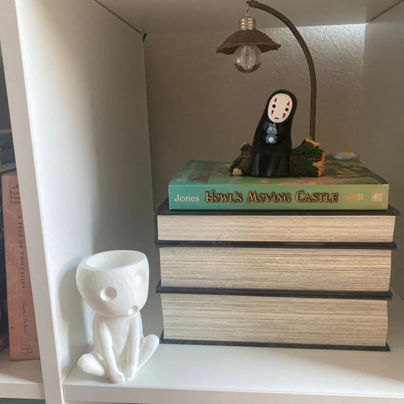 cache pot figurine humaine blanche moderne intérieur plante grasse décoration kawaii pots fleurs minimalistes