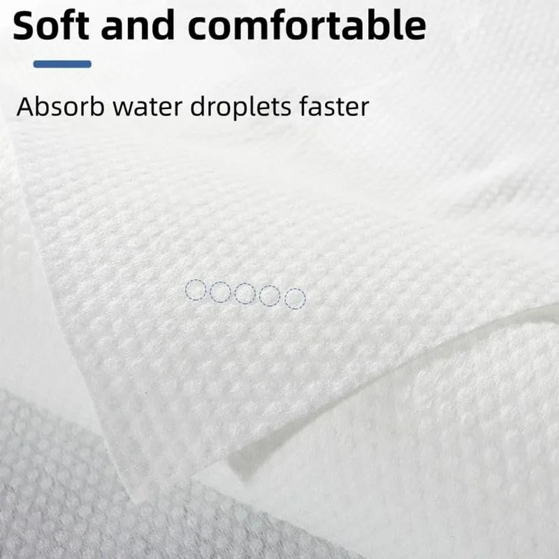 serviette bain jetable coton blanc moderne rapide absorption 70x140cm usage unique voyage toilette
