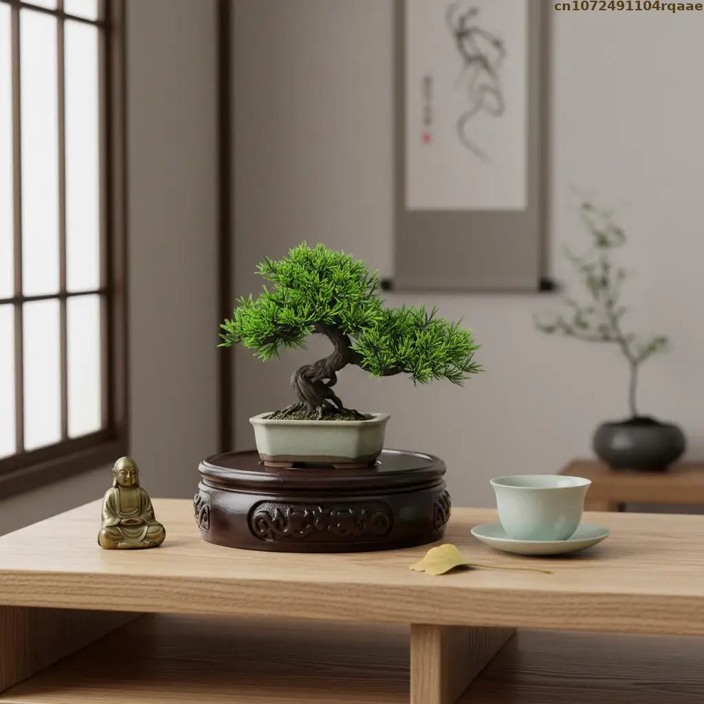 support bois sculpté théière pot jade présentation décorative meubles rétro classique chinois trépied artisanal