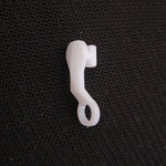 rideau polonais clips fixation blanc moderne garde corps poteaux plastique simple opaquet