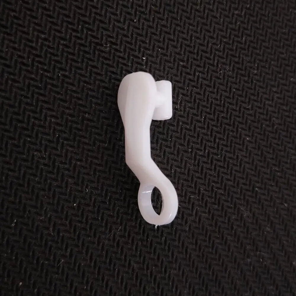 rideau polonais clips fixation blanc moderne garde corps poteaux plastique simple opaquet