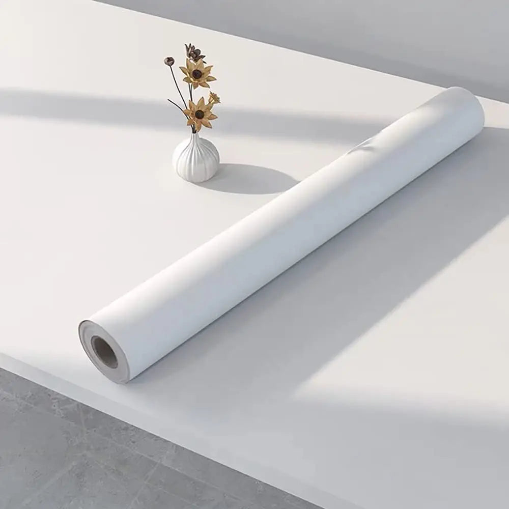 papier peint auto adhésif blanc texture grise moderne imperméable résistant l'eau extra épais salon