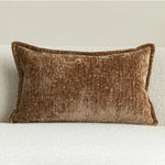 housse coussin rectangle polyester marron motif géométrique blanc contemporain décoration intérieure voiture