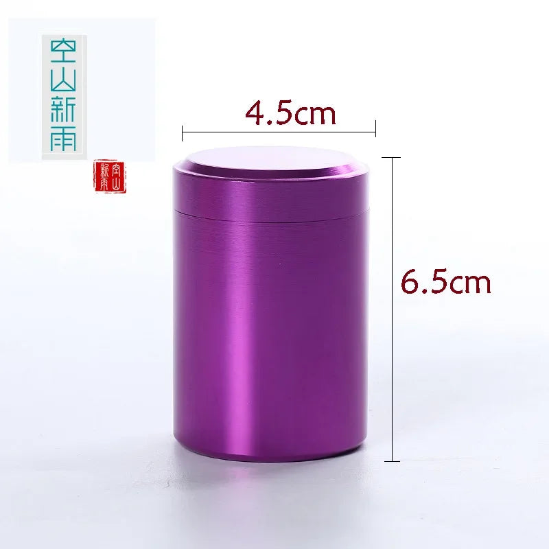 boîte thé or argent moderne minimaliste 70ml métallique brillante portablescrição