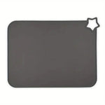 tapis sol silicone opaque moderne beige rose gris jaune vert bleu respectueux environnement