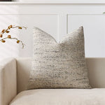 housse coussin carrée décorative texture tissée moderne canapé salon chambre couleur unie